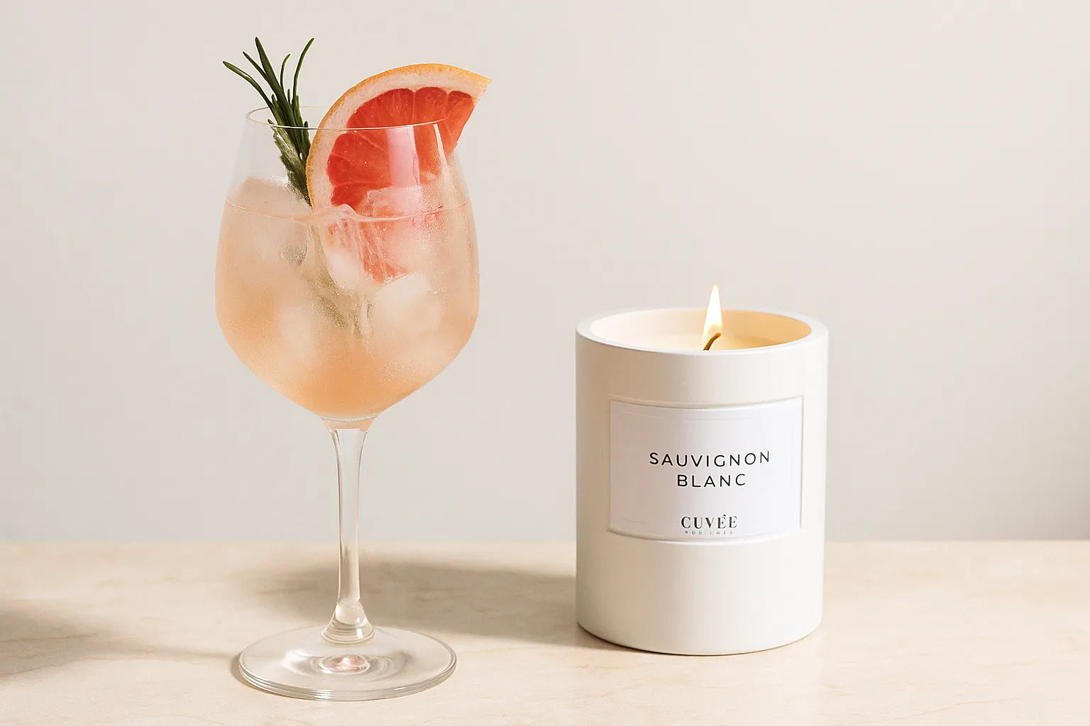 Duftender Apéro-Moment mit der Sauvignon Blanc Duftkerze