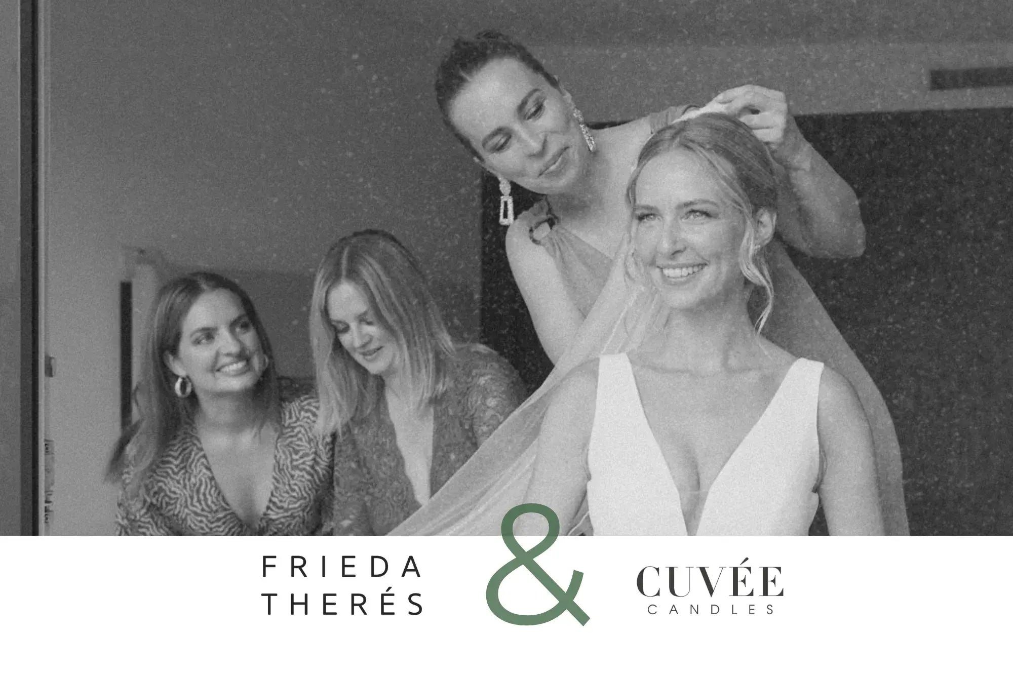 Braut und Brautjungfern.