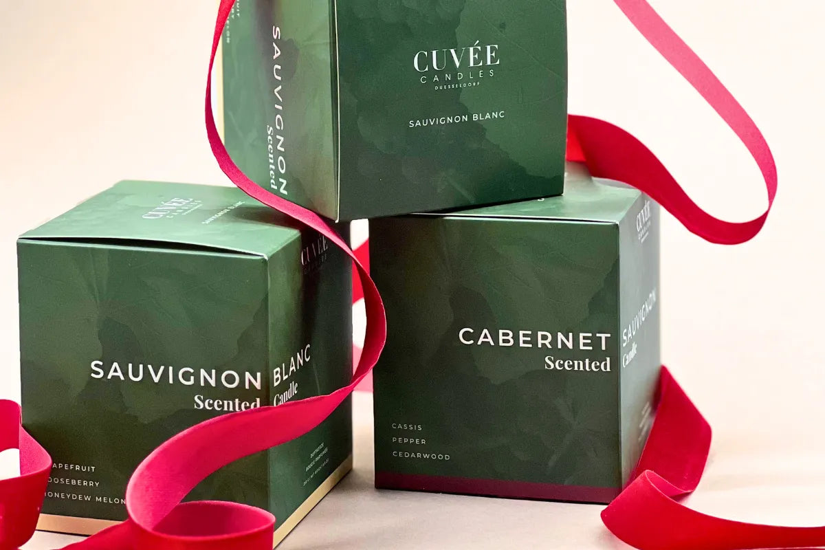 Weihnachtsgeschenke-Guide: CUVÉE CANDLES – Kombinationen für Familie, Freunde und Liebste