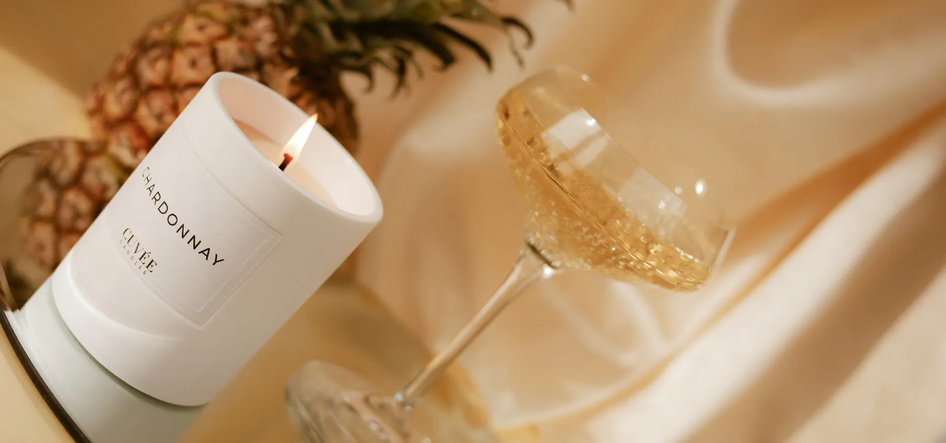 Chardonnay Duftkerze: Glamour für die festliche Saison