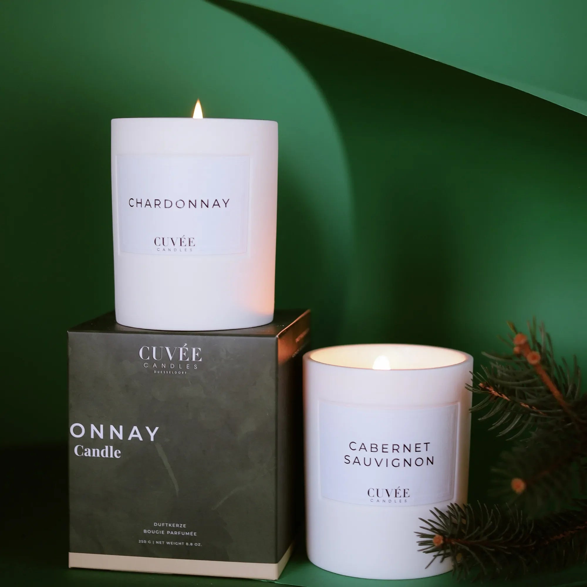 Weihnachtsgeschenke-Guide: CUVÉE CANDLES – Kombinationen für Familie, Freunde und Liebste