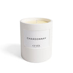 Chardonnay Duftkerze von CUVÉE CANDLES Frontansicht.